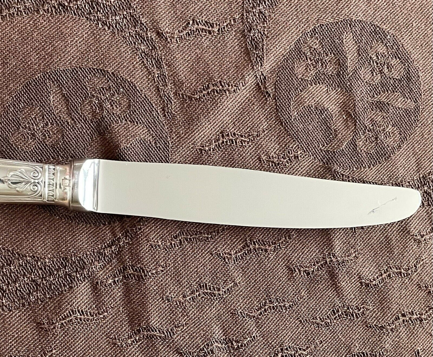 MENAGERE EN METAL ARGENTE CHRISTOFLE MODELE MALMAISON