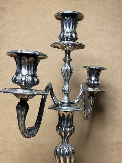 CHANDELIER STYLE LOUIS XV ORFEVRERIE CHRISTOFLE