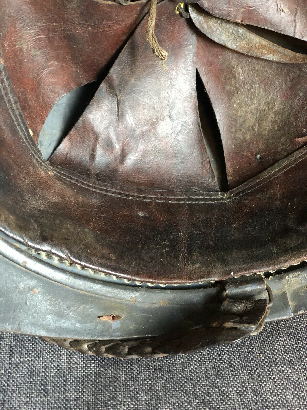 Casque Adrian officier Infanterie Coloniale