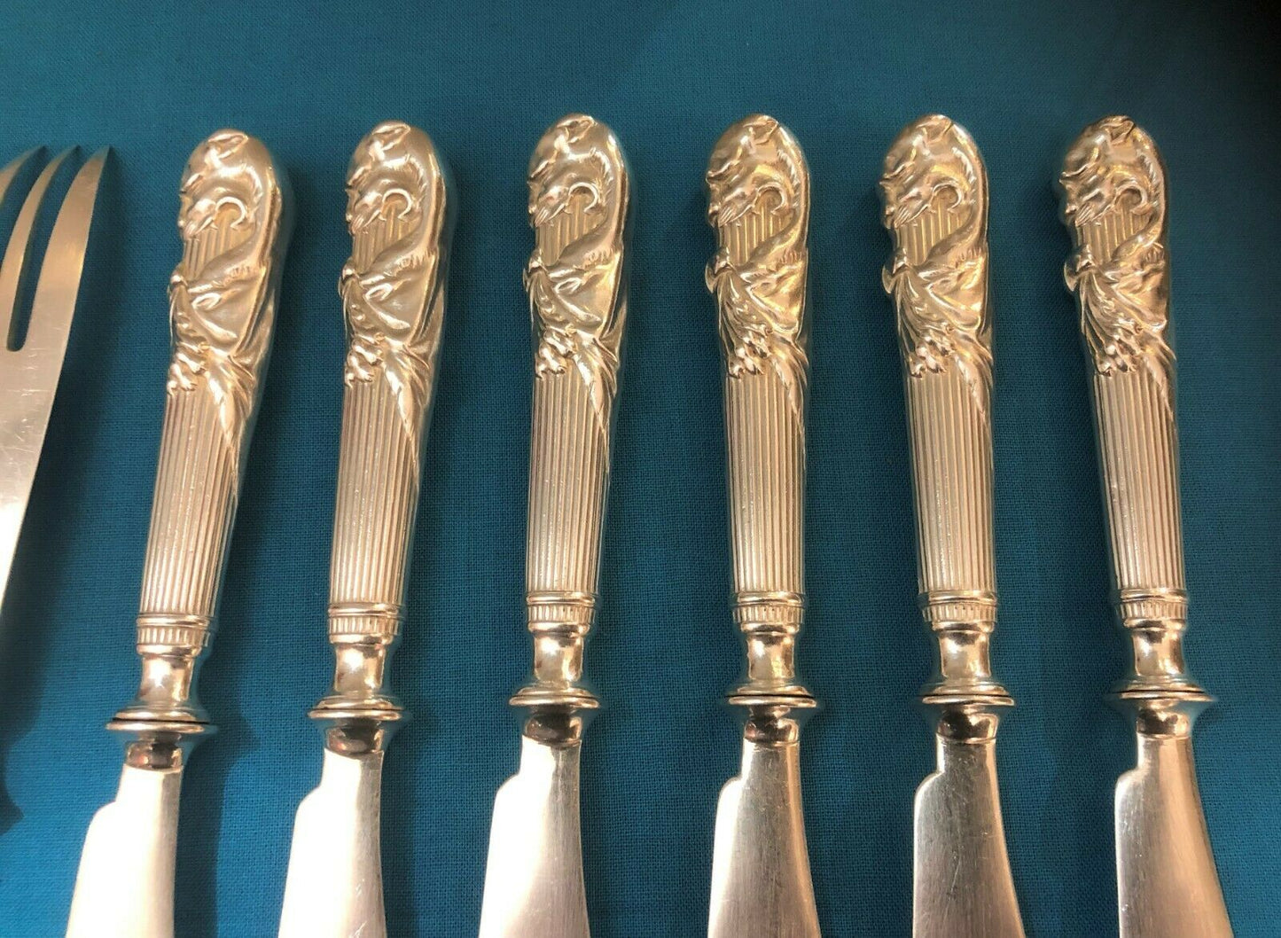 Ensemble de 12 fourchettes à melon CHRISTOFLE
