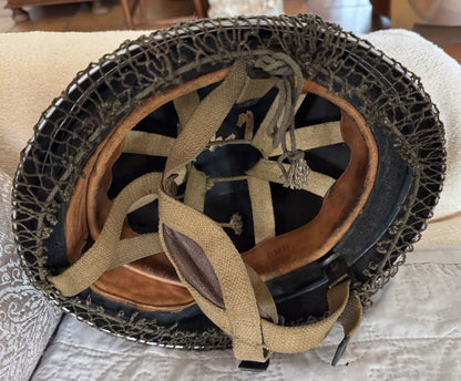 SUPERBE CASQUE GB MK III PARACHUTISTE BRITANNIQUE BMB 1944 SECONDE GUERRE MONDIALE WW2