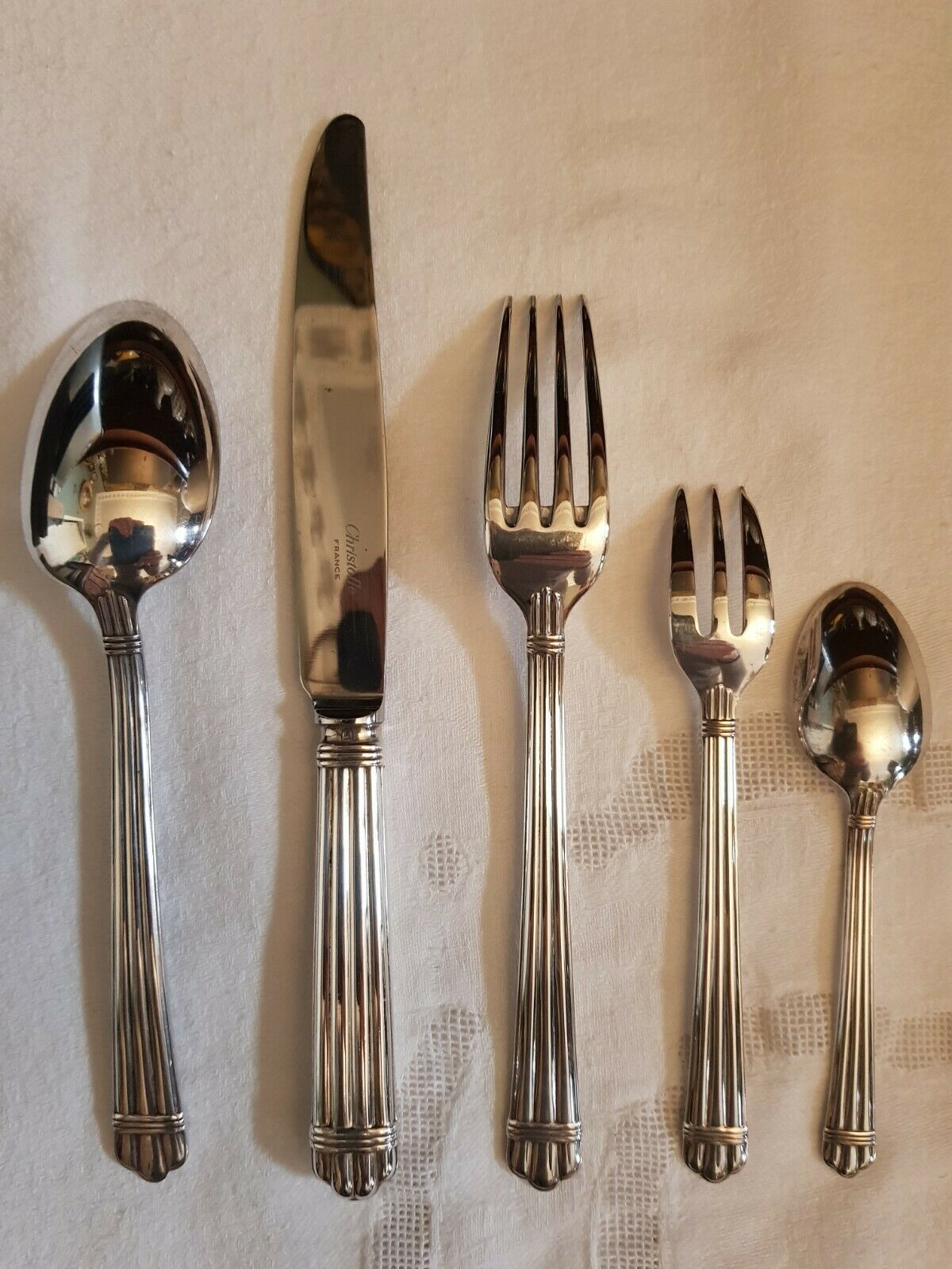 Ménagère Christofle 46 pièces en métal argenté