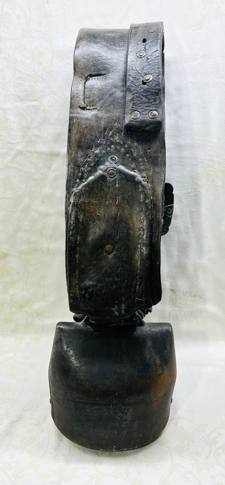 ANCIENNE CLOCHE SONNAILLE FER FORGE ART POPULAIRE DEVOUASSOUD