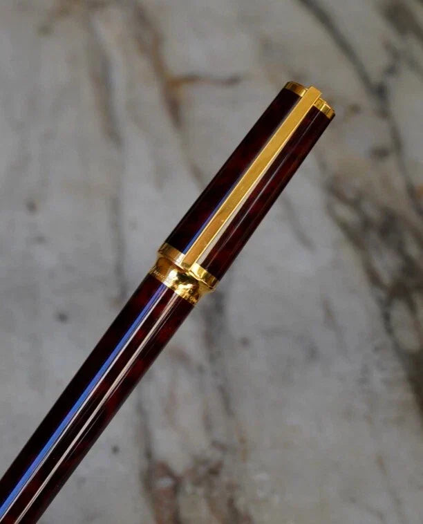GRAND STYLO PLUME S.T. DUPONT MONTPARNASSE XL OR 18K