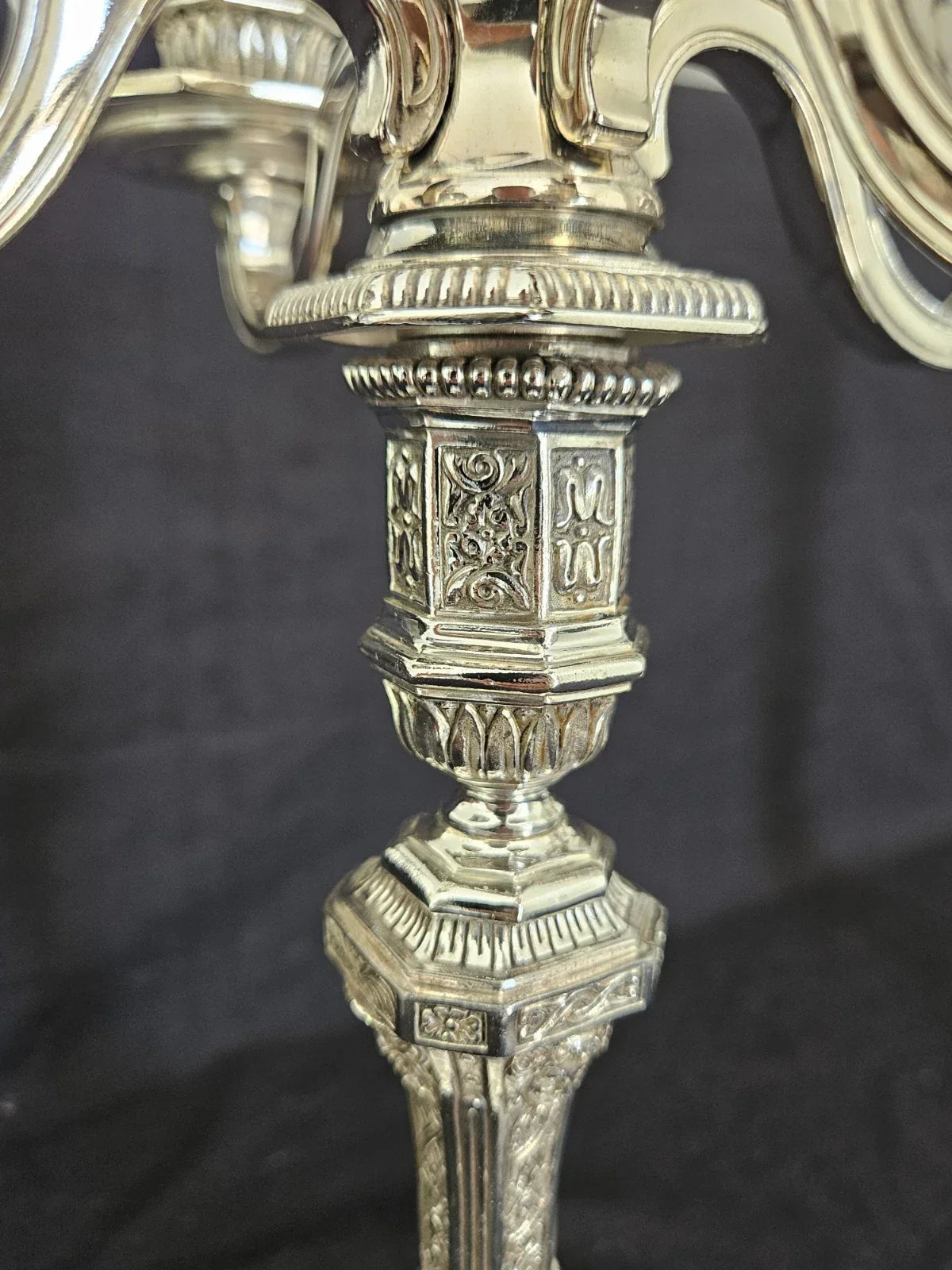 Paire Chandeliers Christofle Duperier