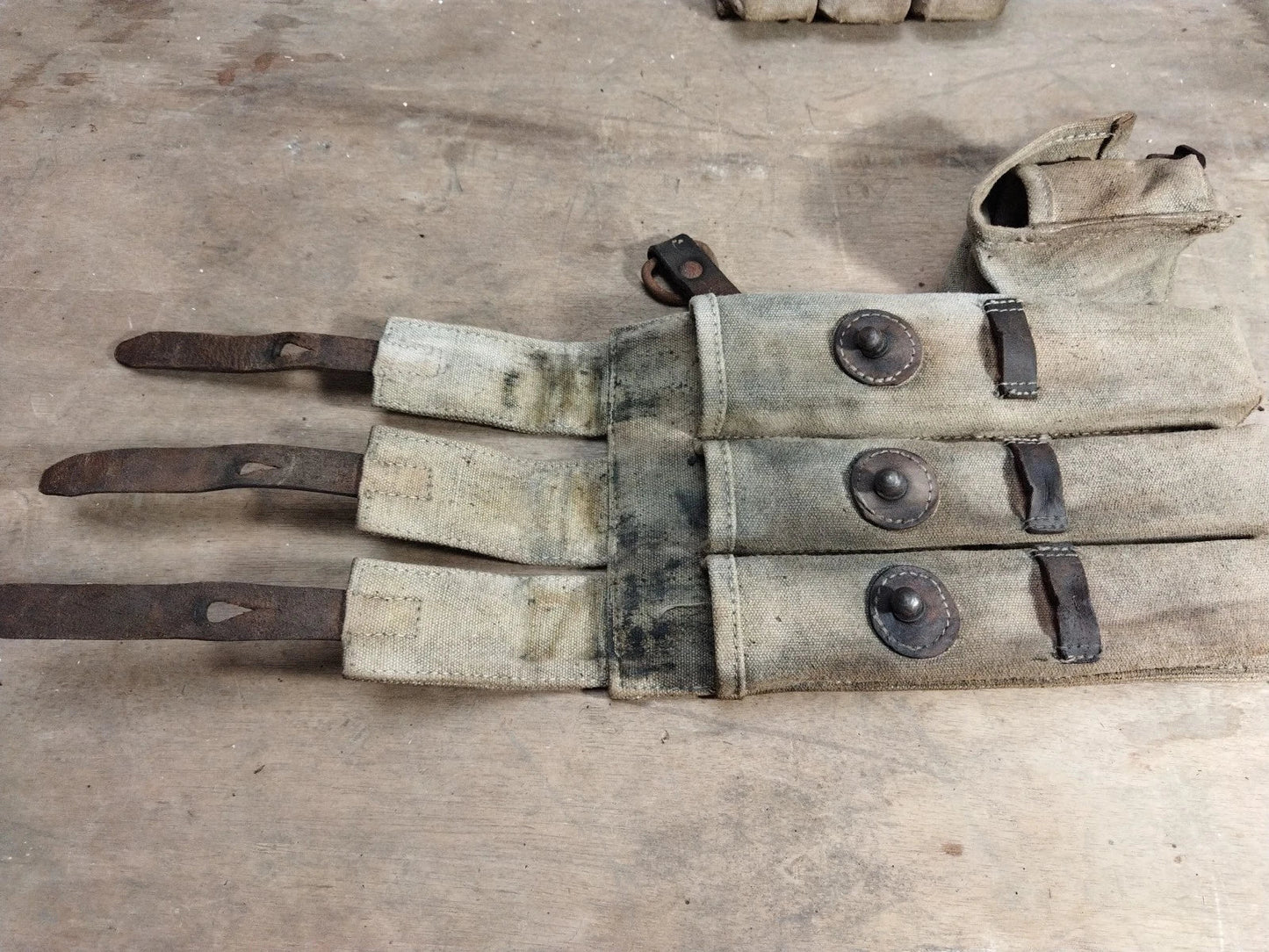 Lot de portes chargeurs Militaria Allemand WW2