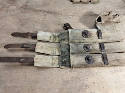 Lot de portes chargeurs Militaria Allemand WW2