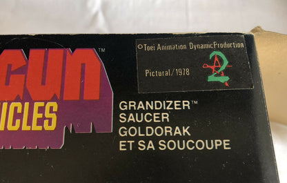 Figurine Goldorak et sa Soucoupe Popy Mattel 1978