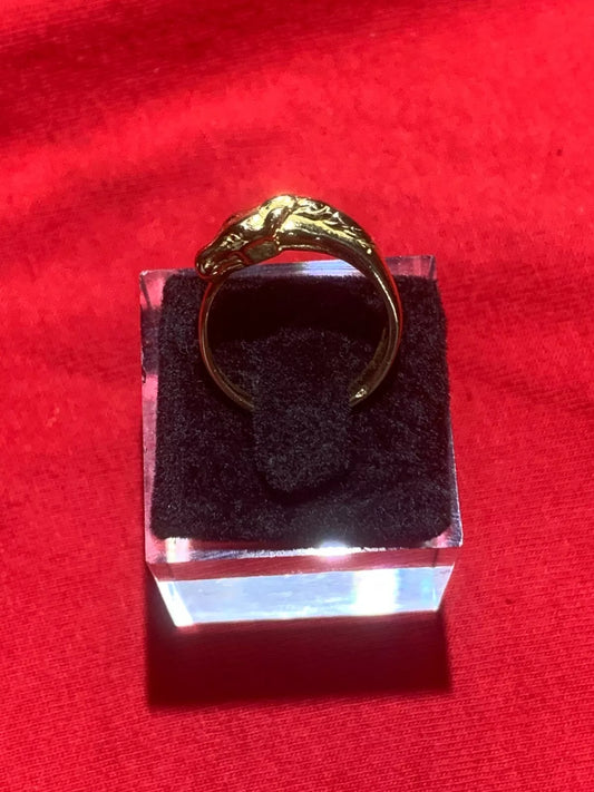 Magnifique bague en or jaune 18 carats