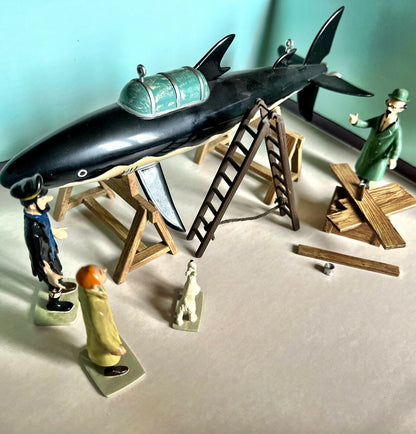 Figurine Pixi Tintin "La scène du requin"