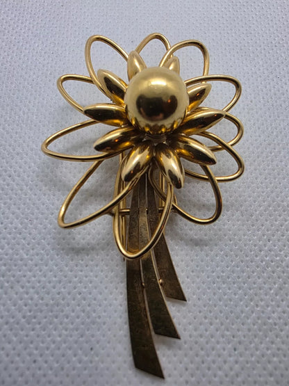 Ancienne broche en or 18k 750 vintage