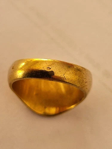 Ancienne chevalière or 18 carats Armoiries