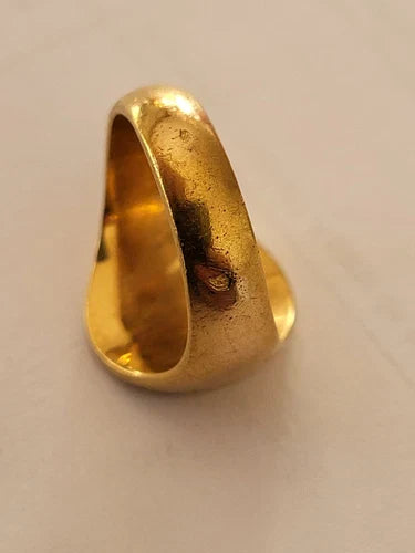 Ancienne chevalière or 18 carats Armoiries