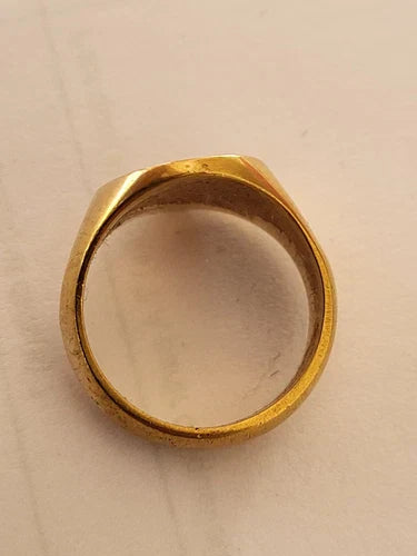 Ancienne chevalière or 18 carats Armoiries